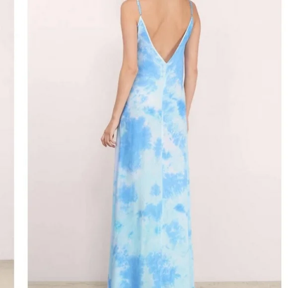 COPY - Blue Skies Tie Dye Maxi Dress - Picture 3 of 5